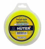Леска Huter TS3012 для триммера, 3 мм, витой квадрат