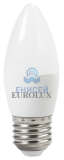 Лампа светодиодная EUROLUX LL-E-C37-6W-230-4K-E27