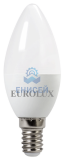 Лампа светодиодная EUROLUX LL-E-C37-5W-230-2,7K-E14